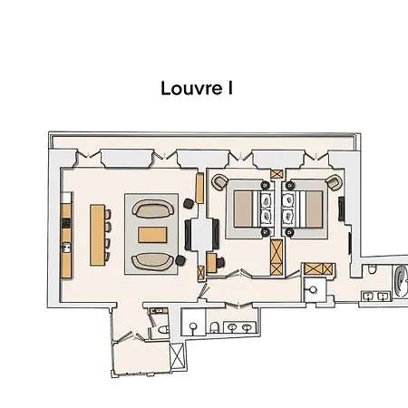 Appartamento Oniri - Serviced In Louvre - Rue De Rivoli Parigi